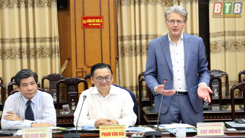 Tập đoàn Pondera có kế hoạch đầu tư dự án điện gió và nông nghiệp công nghệ cao tại Thái Bình