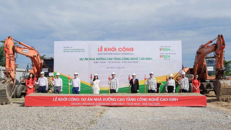 INTECH ICS khởi công xây dựng dự án nhà xưởng cao tầng công nghệ cao IGBH tại VSIP Bắc Ninh