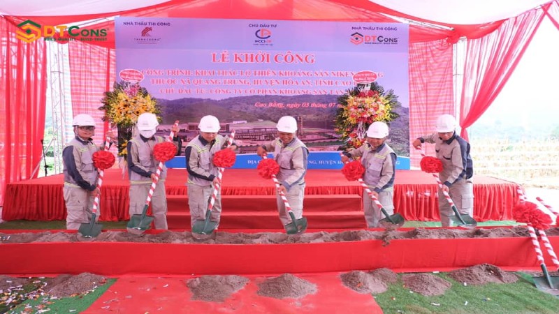 DTCons khởi công công trình khai thác lộ thiên khoáng sản Niken-Đồng
