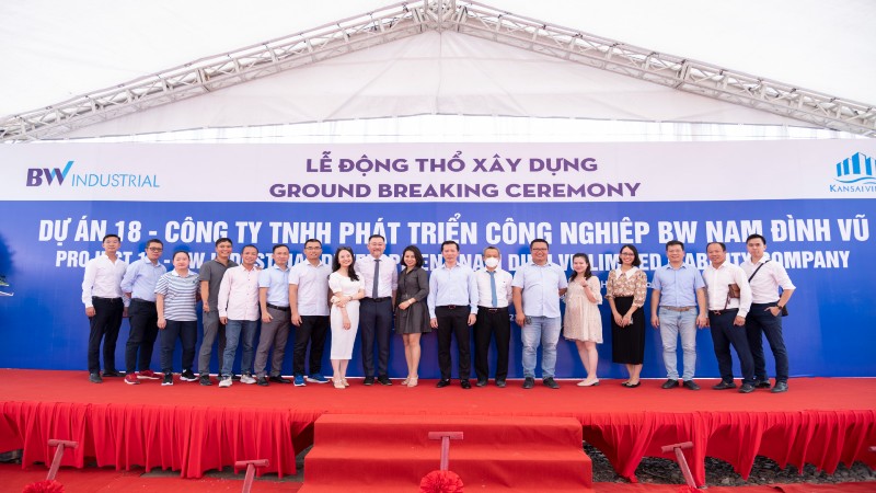 Khởi công nhà xưởng BW Nam Đình Vũ