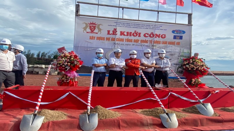 Khởi công xây dựng dự án Cảng Tổng hợp Quốc tế Sông Lam Nghệ An