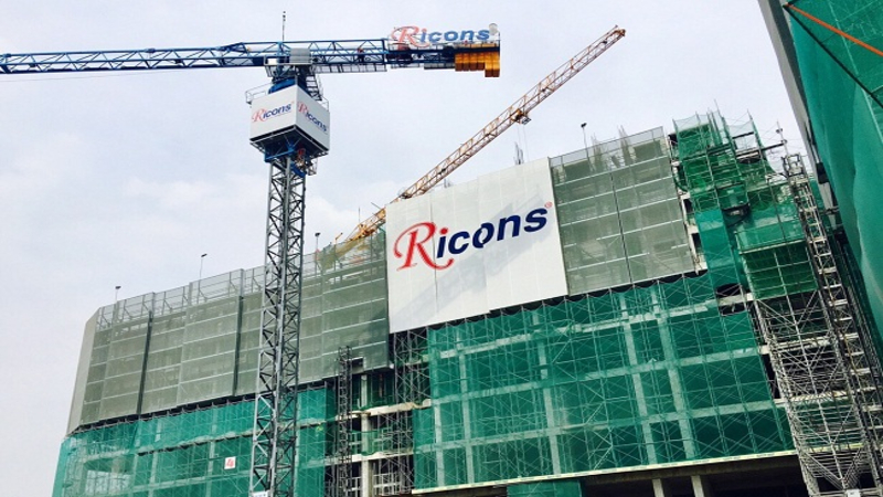 Ricons trúng thầu nhiều dự án với tổng giá trị hơn 3000 tỷ