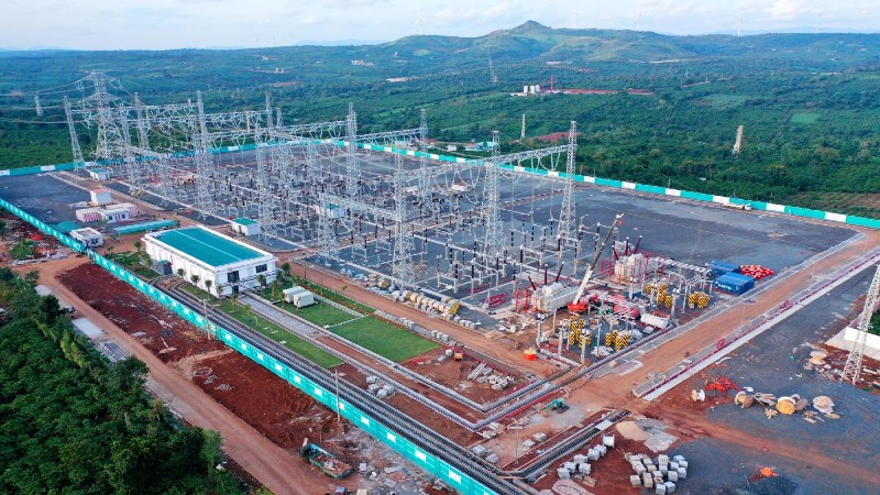 Dự án Nhà máy điện gió Ea Nam: Đóng điện thành công đường dây 500kV