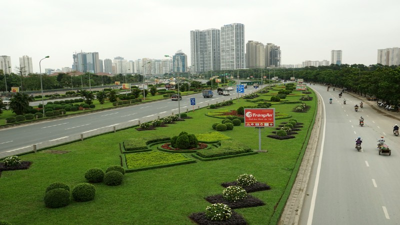 Toàn cảnh khu đất xây dựng KĐT Nam Đại lộ Thăng Long hơn 74 ha của Vingroup ở Nam Từ Liêm, Hà Nội
