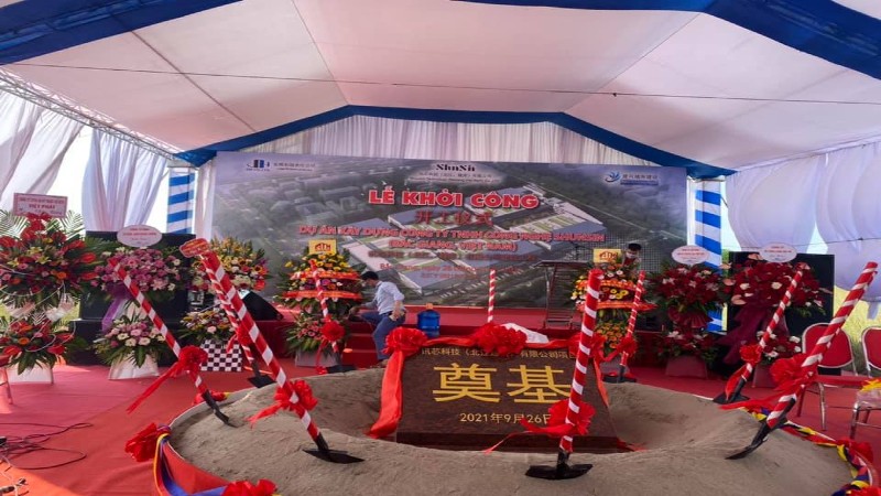Khởi công Xây dựng nhà máy Shunsin Bắc Giang
