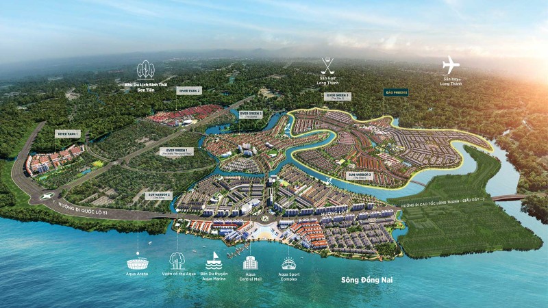 Diễn biến mới nhất tại dự án đại đô thị Aqua City của Novaland ở Đồng Nai