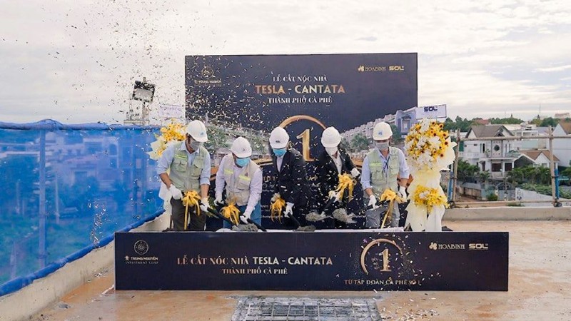 Hòa Bình cất nóc dự án đầu tiên tại thành phố cà phê