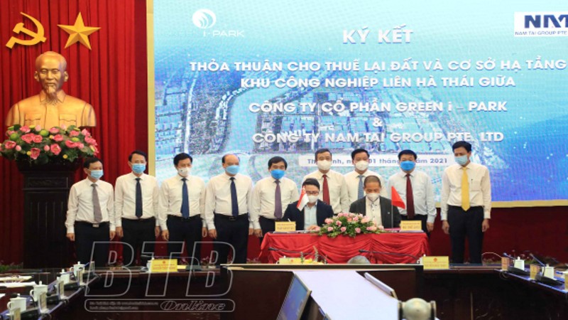 Thái Bình thu hút 5 dự án lớn với tổng vốn đầu tư đăng ký khoảng 600 triệu USD