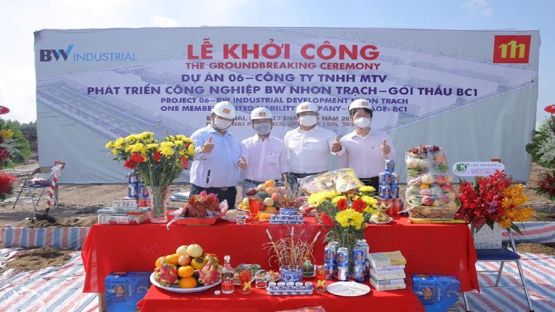 Golden Lotus khởi công dự án BW Nhơn Trạch