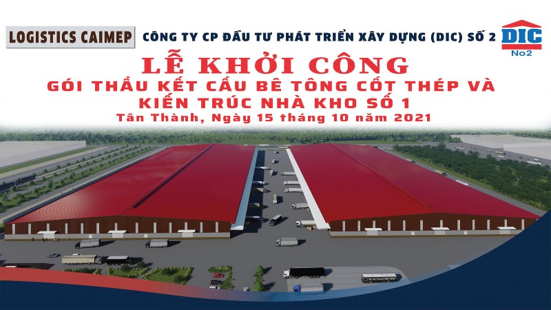 Dic 2 khởi công hạng mục gói thầu kết cấu bê tông cốt thép và kiến trúc nhà kho số 1