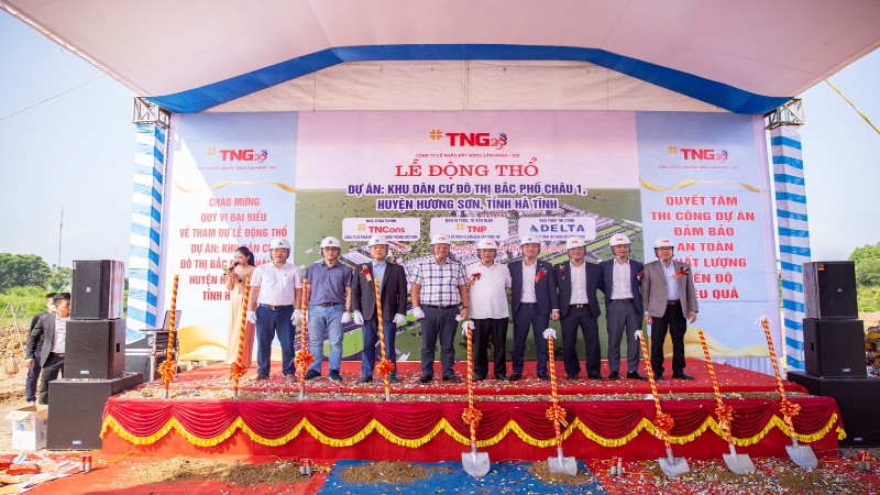 Khởi công khu dân cư đô thị 800 tỷ tại Hà Tĩnh