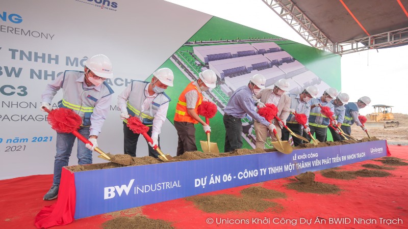 Unicons khởi công liên tiếp 2 dự án nhà xưởng công nghiệp tại 2 miền Nam – Bắc