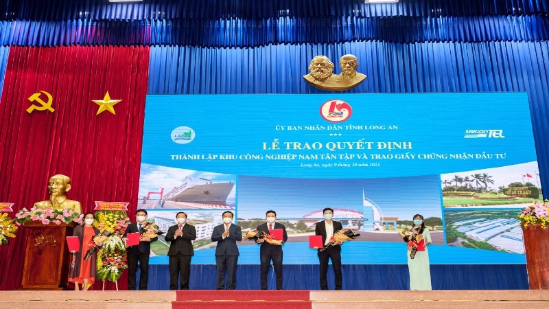 KCN Việt Nam được công nhận là nhà đầu tư chiến lược của tỉnh Long An cho dự án KCN Phú An Thạnh