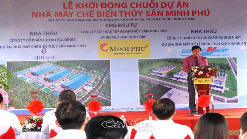Khởi động chuỗi dự án nhà máy chế biến thủy sản Minh Phú