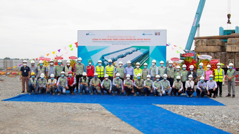 Hòa Bình khởi công dự án 34 BW Nhơn Trạch tại Đồng Nai