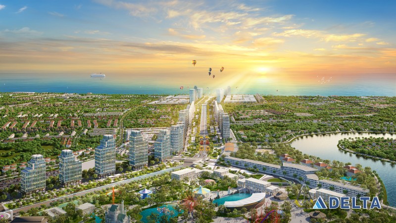 Cất nóc tòa Shophouse – dự án khu đô thị quảng trường biển Sầm Sơn – Sun Grand Boulevard