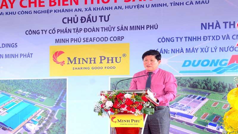 Cà Mau khởi công chuỗi dự án nhà máy chế biến thủy sản hơn 1.600 tỷ đồng