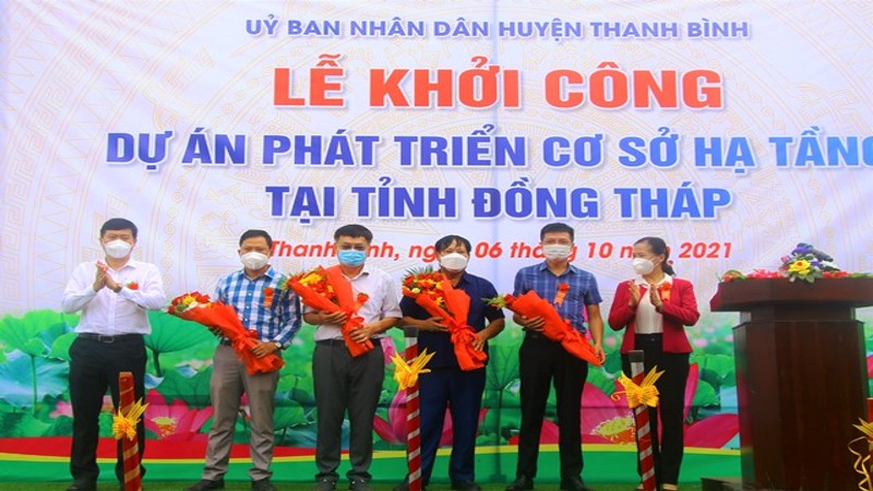 Khởi công Dự án Phát triển cơ sở hạ tầng tỉnh Đồng Tháp