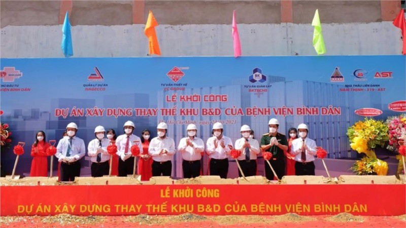 Bệnh viện Bình Dân khởi công xây dựng khối nhà trung tâm 8 tầng và khu phẫu thuật hiện đại