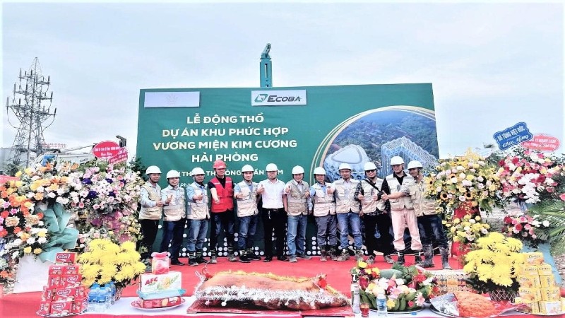 Lễ động thổ gói thầu phần hầm – dự án khu phức hợp Diamond Crown Plaza