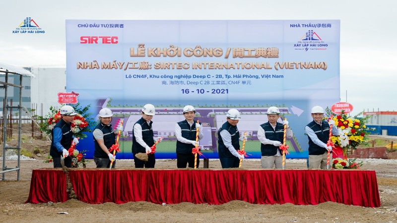 Lễ khởi công Nhà máy Sirtec International Việt Nam