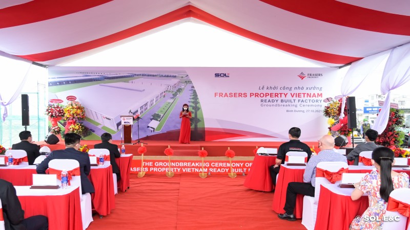 Lễ khởi công dự án nhà xưởng của Frasers Property Việt Nam