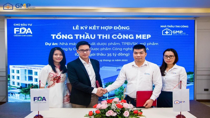 Lễ ký kết hợp đồng tổng thầu thi công MEP dự án FDA