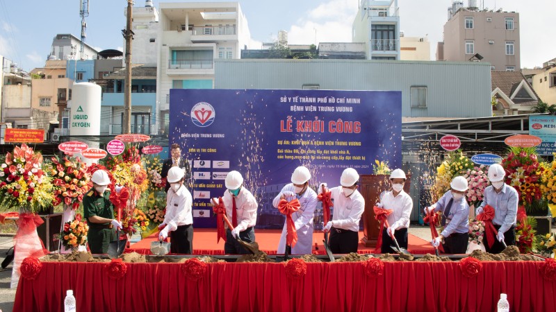 Lễ khởi công dự án xây dựng khối nhà A bệnh viện Trưng Vương