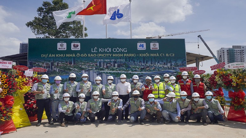 Hòa Bình khởi công Khối nhà C1&C2 Dự án Picity High Park
