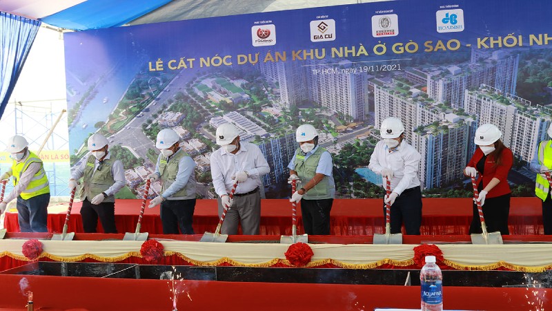 Cất nóc dự án Picity High Park khối nhà C4