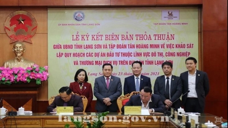 Tân Hoàng Minh muốn đầu tư 12.500 tỷ đồng làm hai khu đô thị tại Lạng Sơn