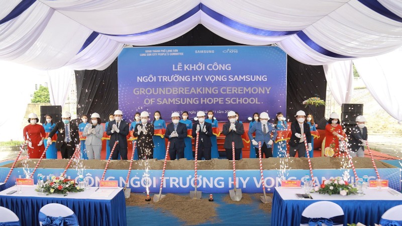 Lạng Sơn: Khởi công xây dựng dự án Ngôi trường hy vọng