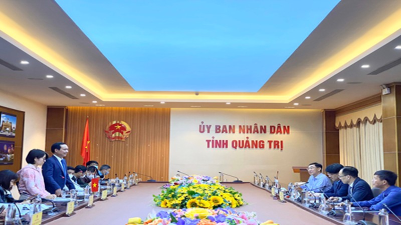 UBND tỉnh Quảng Trị nghe báo cáo hợp tác, xúc tiến đầu tư Cảng hàng không Quảng Trị của Công ty HanmiGlobal