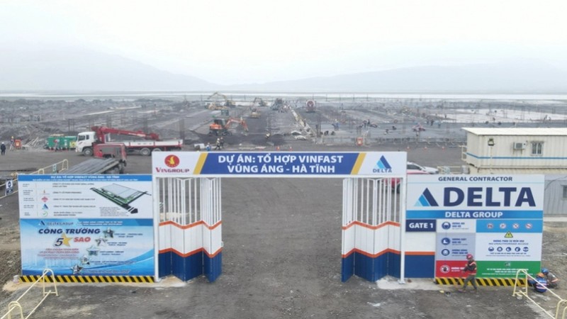‘Soi’ tiến độ dự án tổ hợp VinFast Vũng Áng – Hà Tĩnh 2.000ha