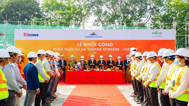 Ricons khởi công phần thân tháp E2 – dự án Sunrise Riverside