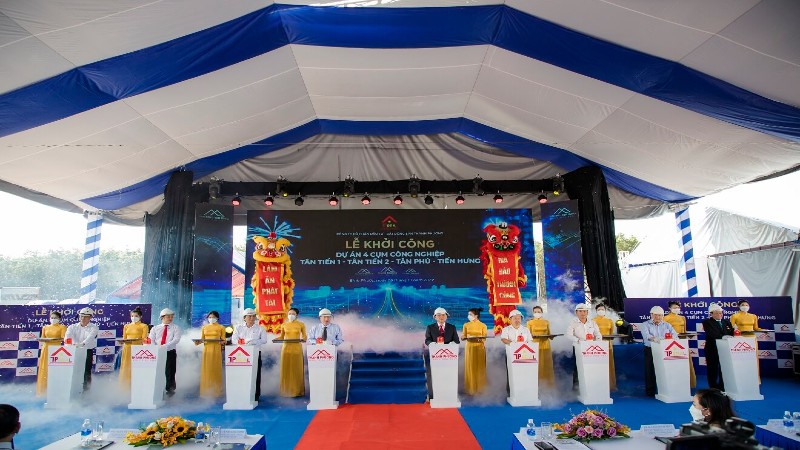 Công ty Thành Phương chính thức khởi công xây dựng 4 cụm công nghiệp Tân Tiến 1, Tân Tiến 2, Tân Phú, Tiến Hưng 1