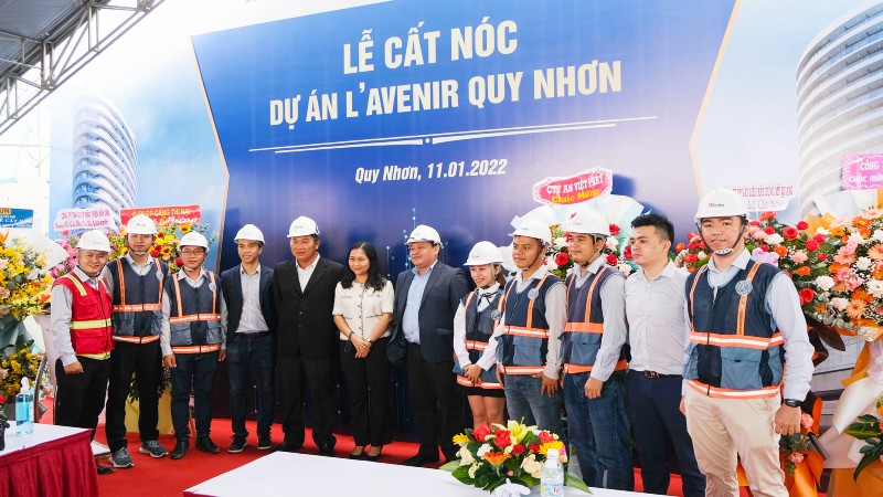 Ricons cất nóc dự án L’AVENIR Quy Nhơn