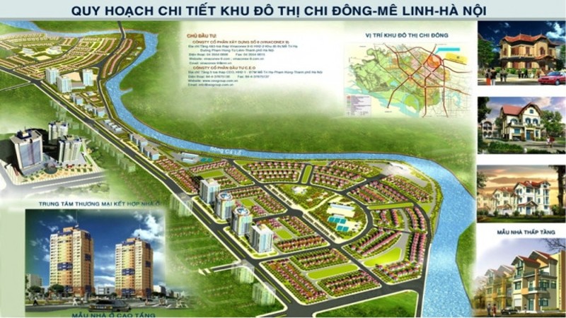 Tasco hợp tác phát triển dự án Chi Đông Riverside 40ha