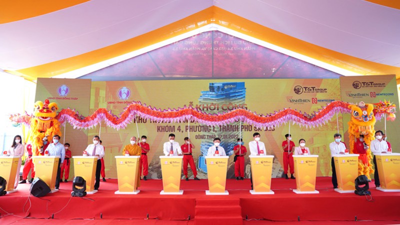 T&T Group khởi công xây dựng trung tâm thương mại và khách sạn cao nhất TP Sa Đéc