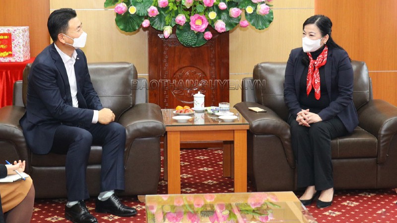 Đồng chí Bí thư Tỉnh uỷ: Thái Nguyên đồng hành, tạo điều kiện thuận lợi nhất cho nhà đầu tư