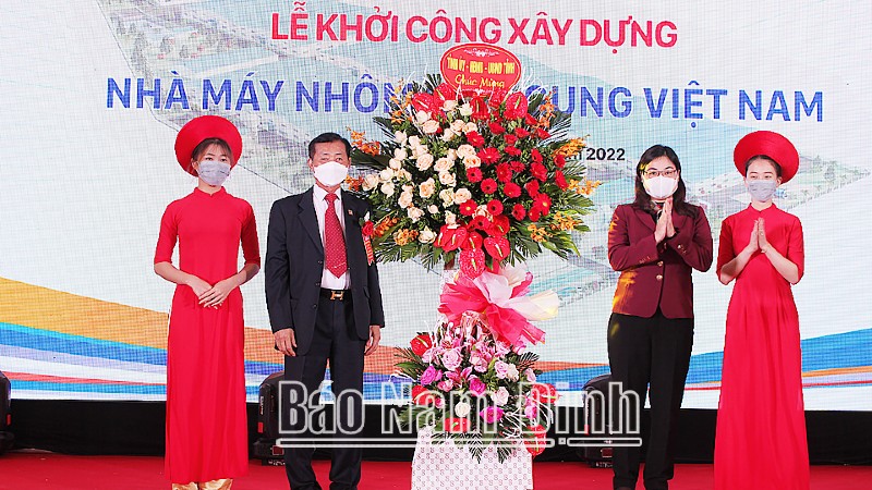 Khởi công dự án đầu tư xây dựng “Nhà máy sản xuất thanh nhôm định hình” 25 triệu USD