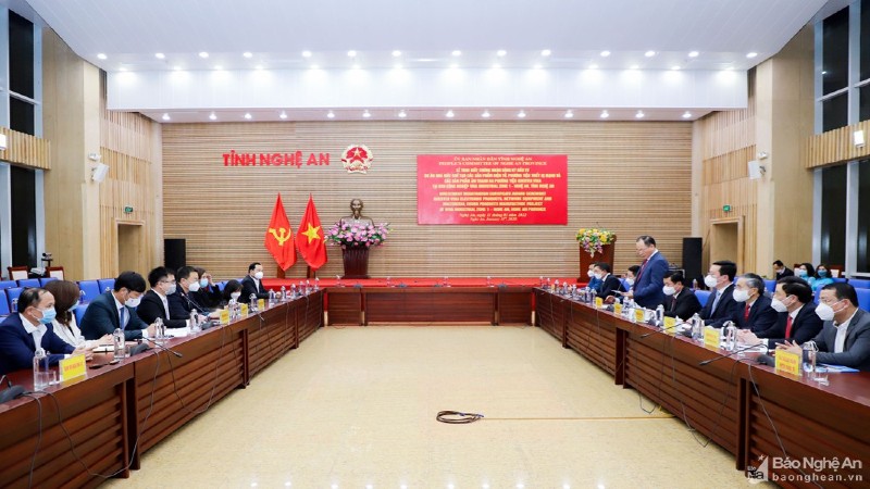 UBND tỉnh làm việc với JICA Nhật Bản tại Việt Nam