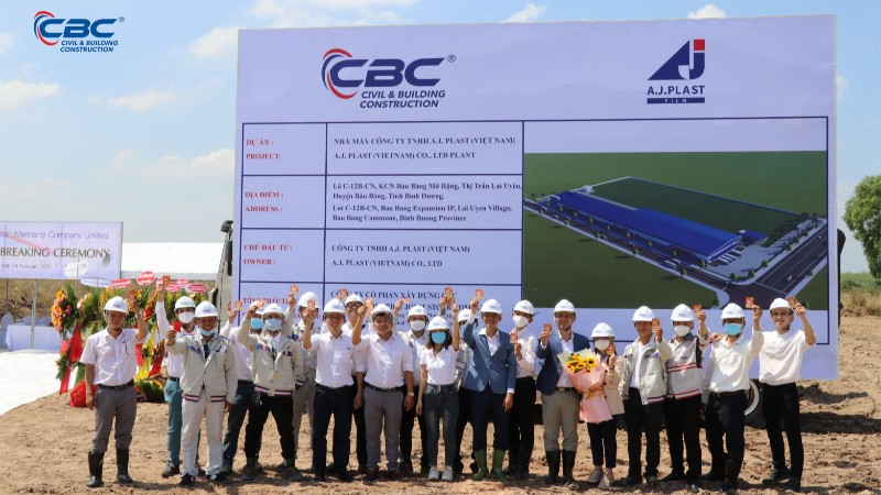 CBC khởi công dự án nhà máy A.J.Plast tại Bình Dương