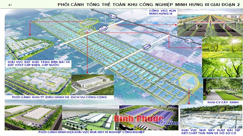 Thông qua đồ án quy hoạch mở rộng KCN Minh Hưng III giai đoạn 2