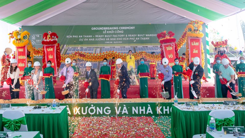 KCN Việt Nam khởi công dự án nhà xưởng hỗn hợp tại Long An