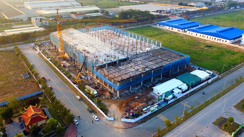 Cập nhật tiến độ thi công tháng 01/2022 – Dự án Thiết kế và thi công Nhà xưởng công nghệ Welco Việt Nam