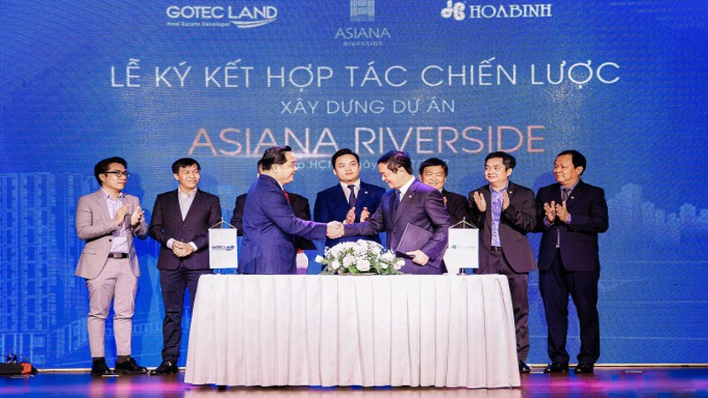 Gotec Land hợp tác Hòa Bình xây dựng dự án Asiana Riverside