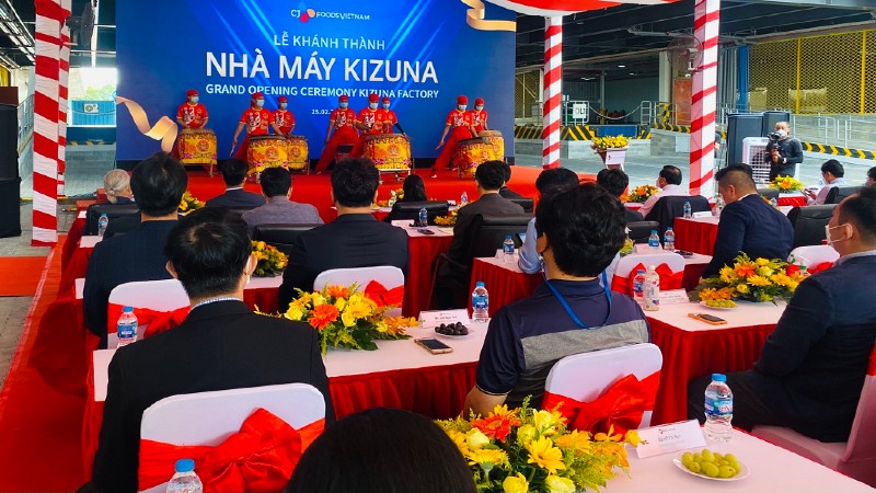 Khánh thành Nhà máy CJ Foods Việt Nam – Kizuna chi nhánh Long An tại Khu công nghiệp Kizuna huyện Cần Giuộc