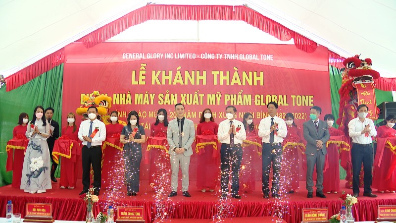 Khánh thành dự án Nhà máy sản xuất mỹ phẩm Global Tone