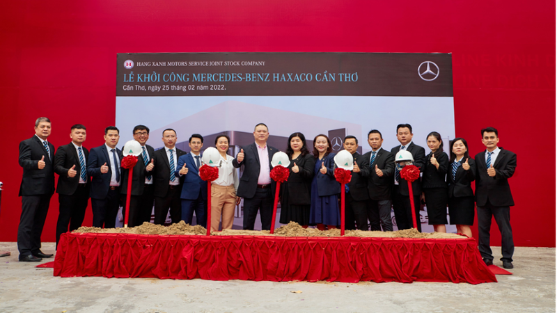 Haxaco (HAX) khởi công dự án Showroom Mercedes-Benz Haxaco Cần Thơ